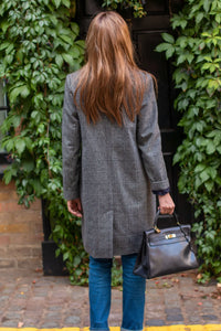 sezane john coat, prince of wales, with buttons, size 36.
