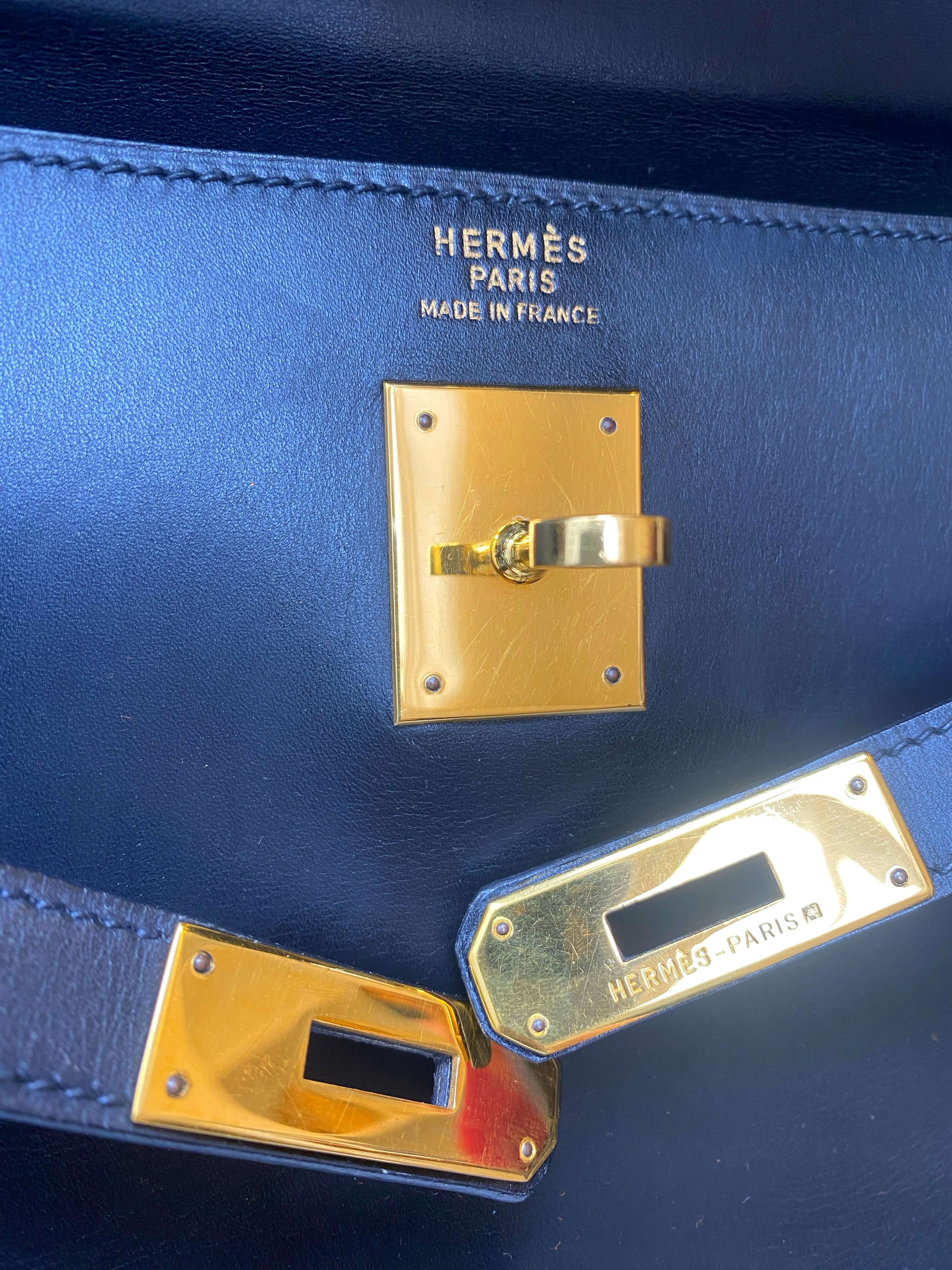 Hermes Kelly 35 Black Box 