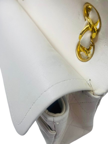Chanel Double Flap Small inner flap close-up