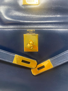 Hermes Kelly 28 Sellier Midnight Blue €6750 [RPP €9850]