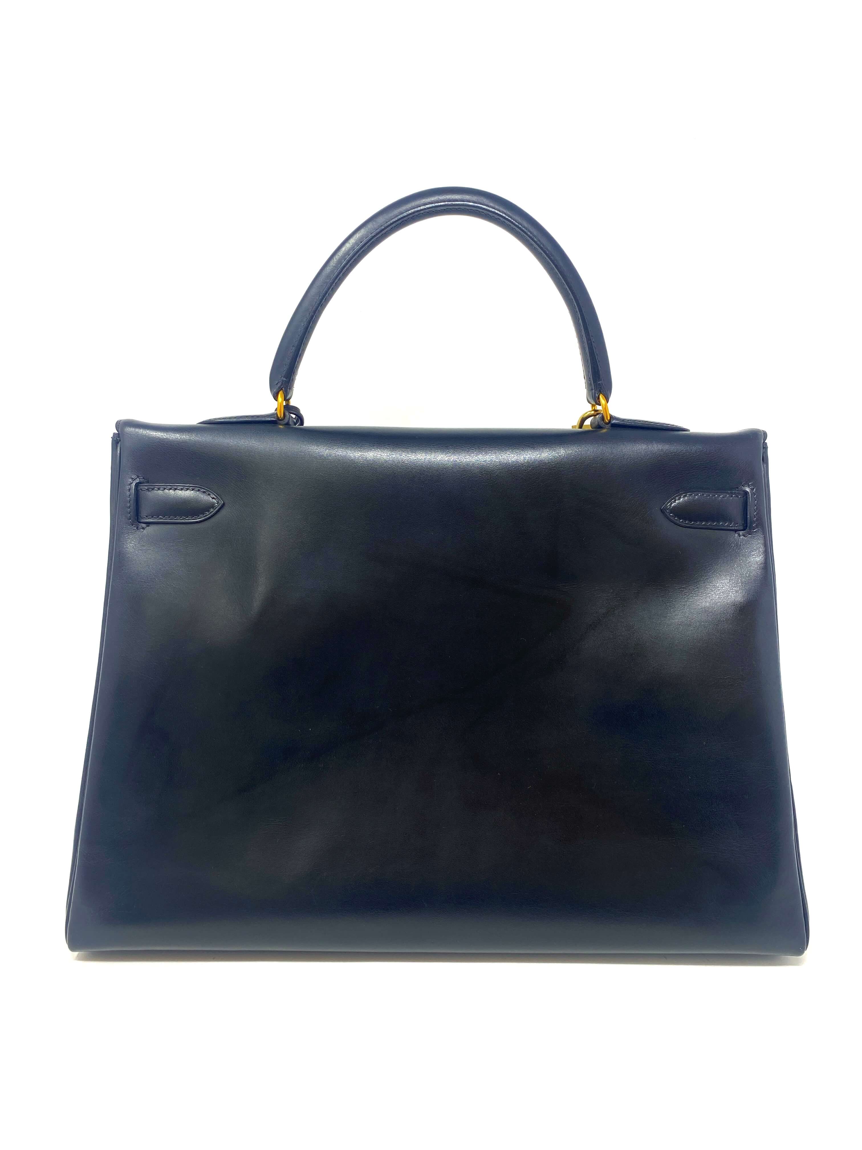 Hermes Kelly 35 Black Box 