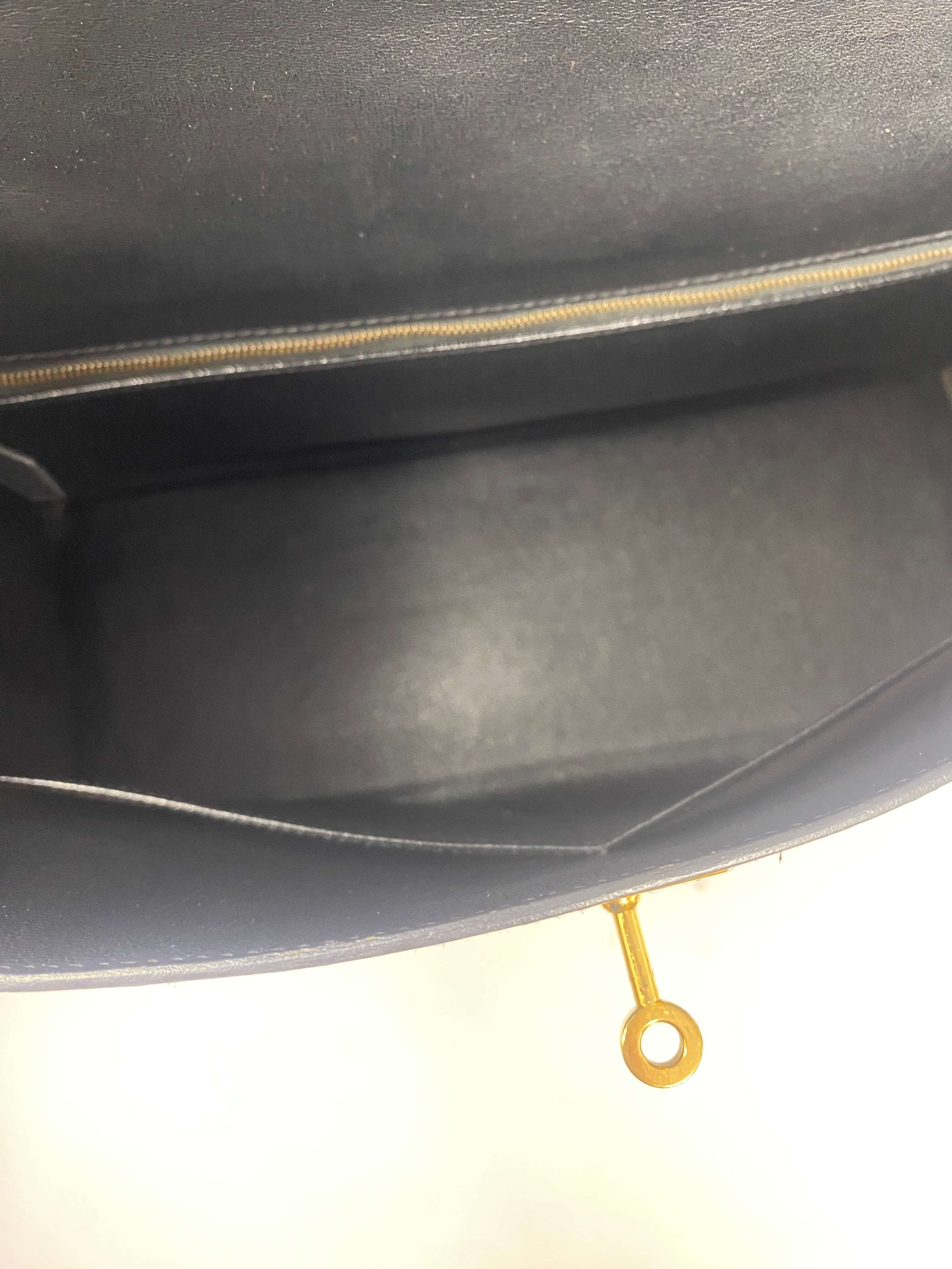 Hermes Kelly 35 Black Box 