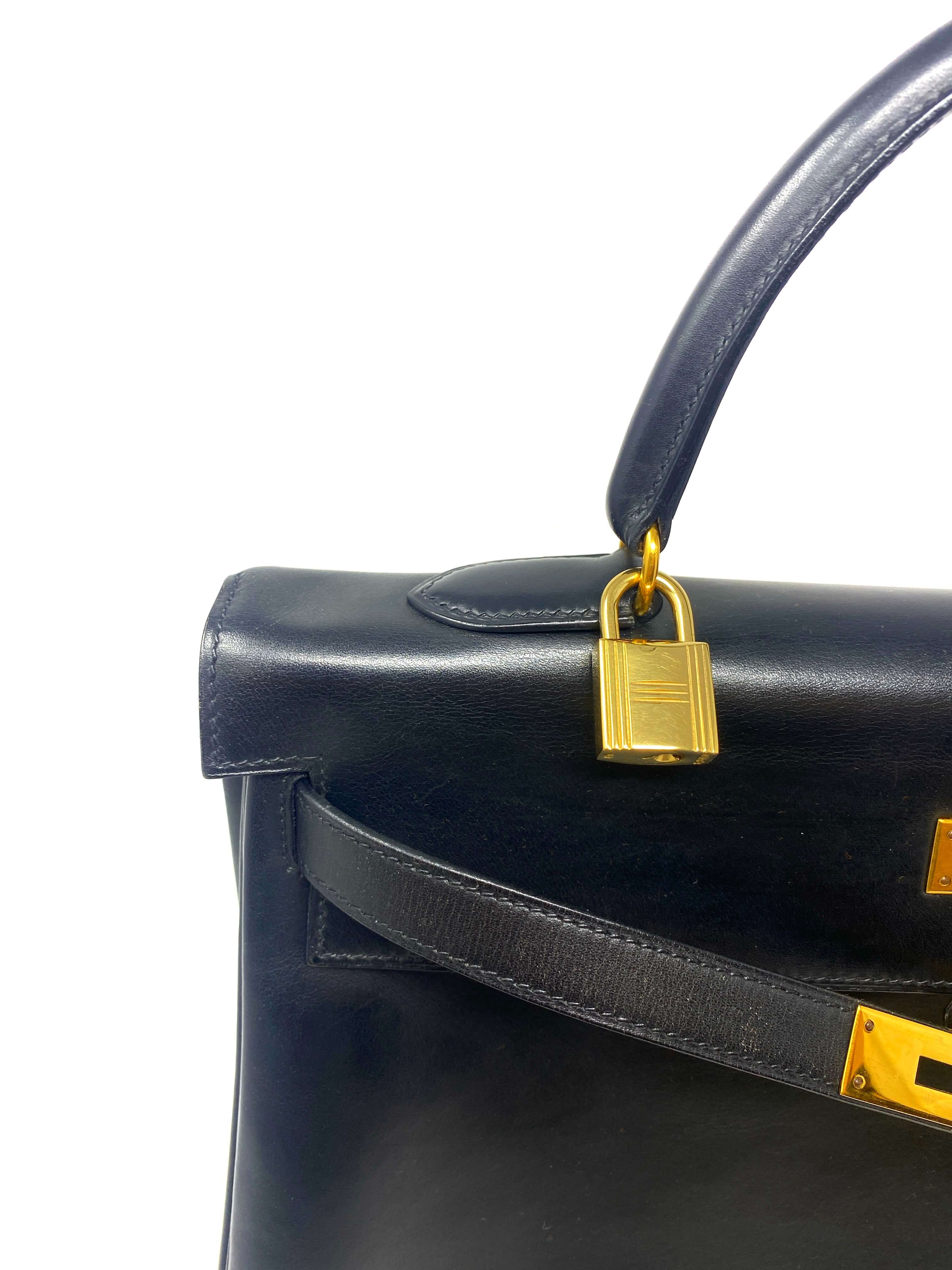 Hermes Kelly 35 Black Box 