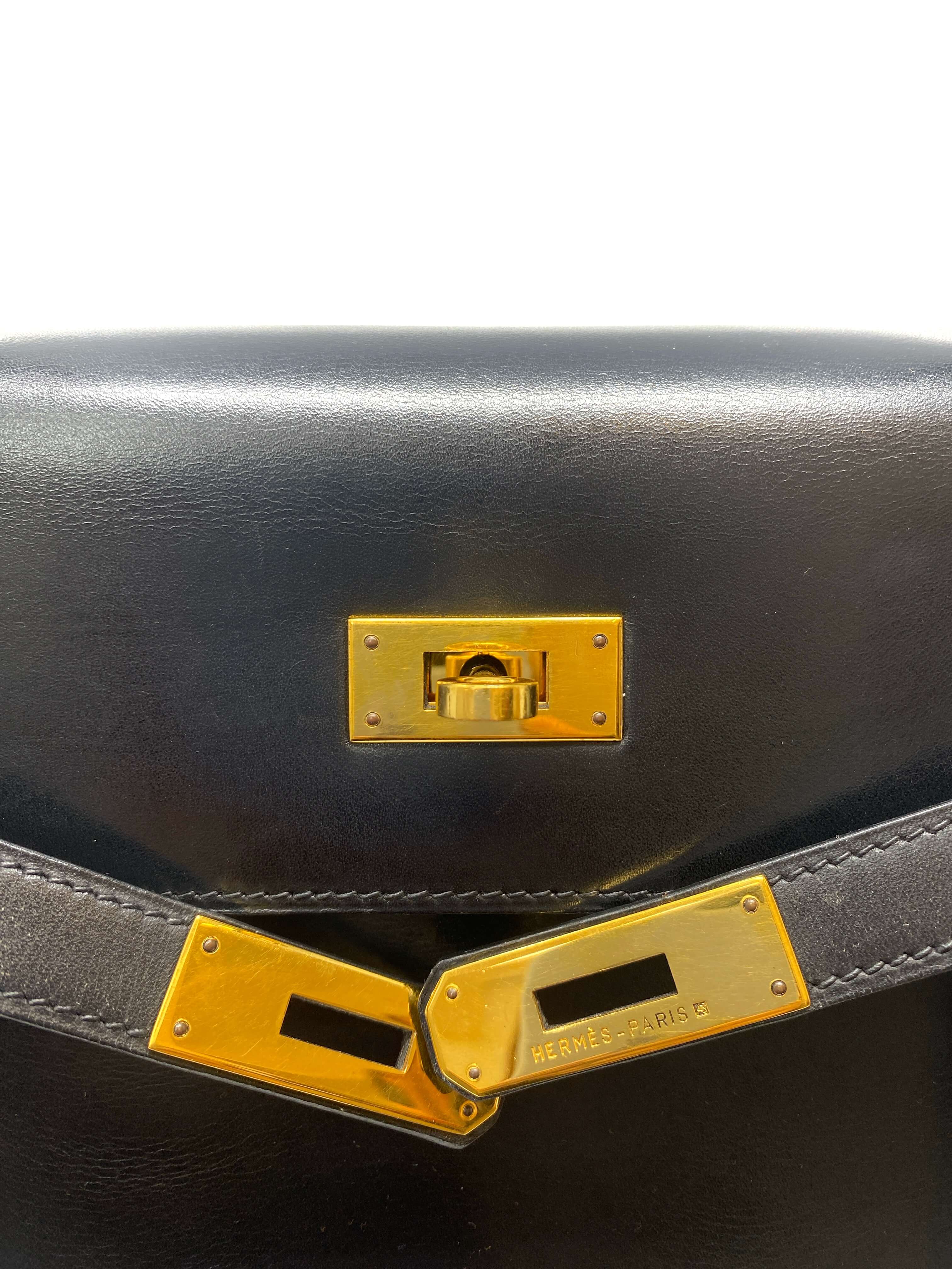 Hermes Kelly 35 Black Box 