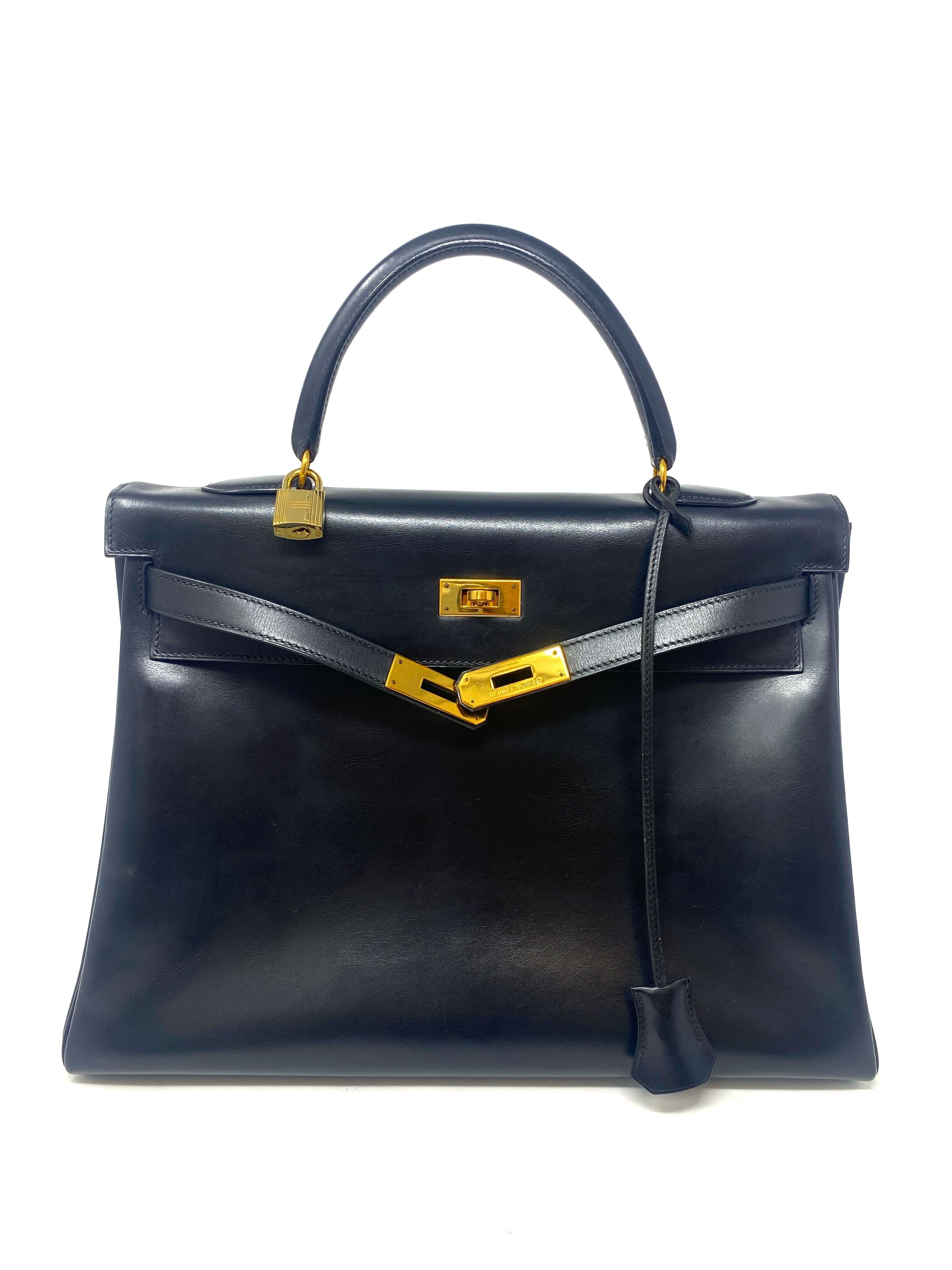 Hermes Kelly 35 Black Box 