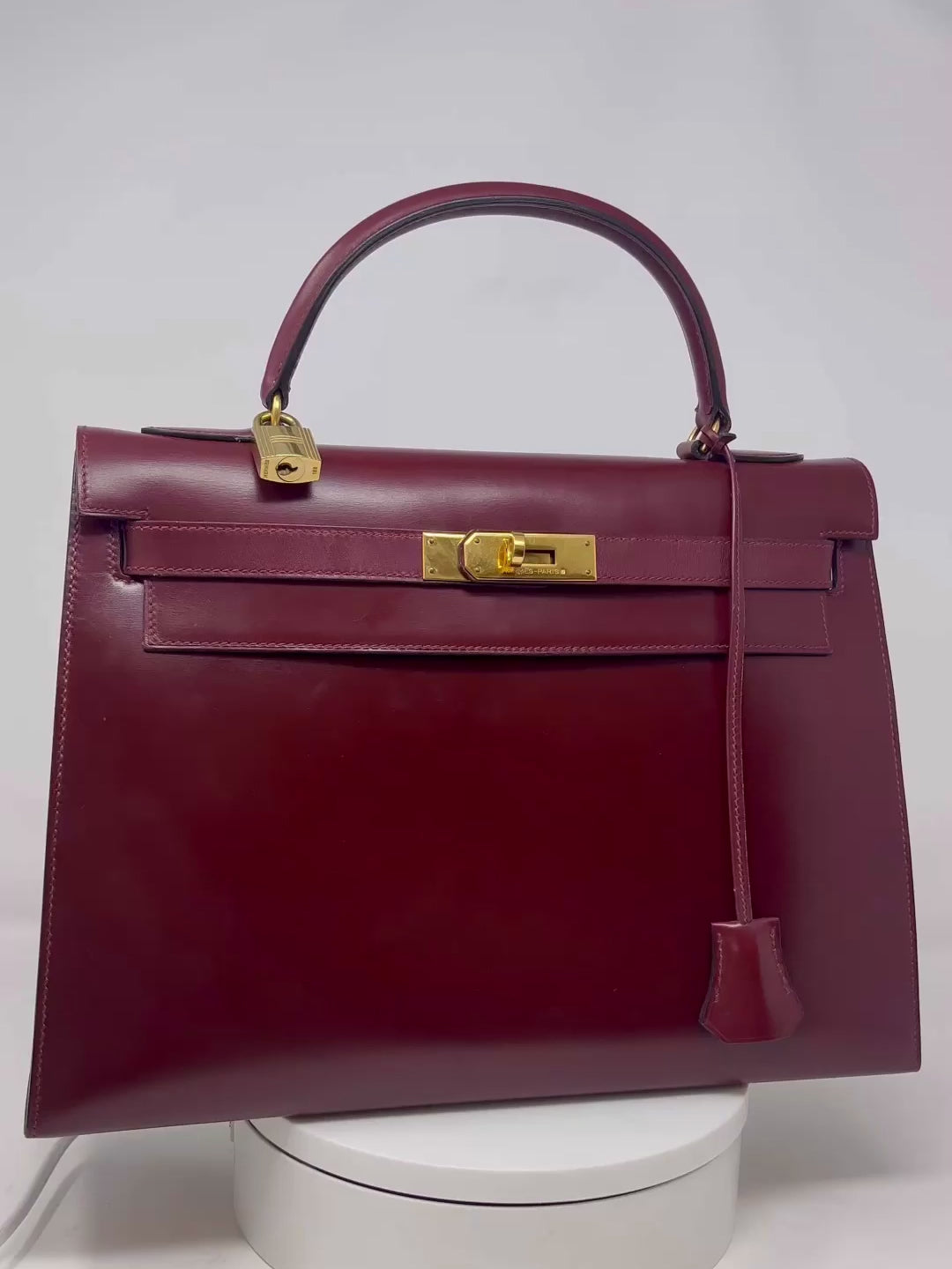 hermes kelly rouge h 32 sellier video