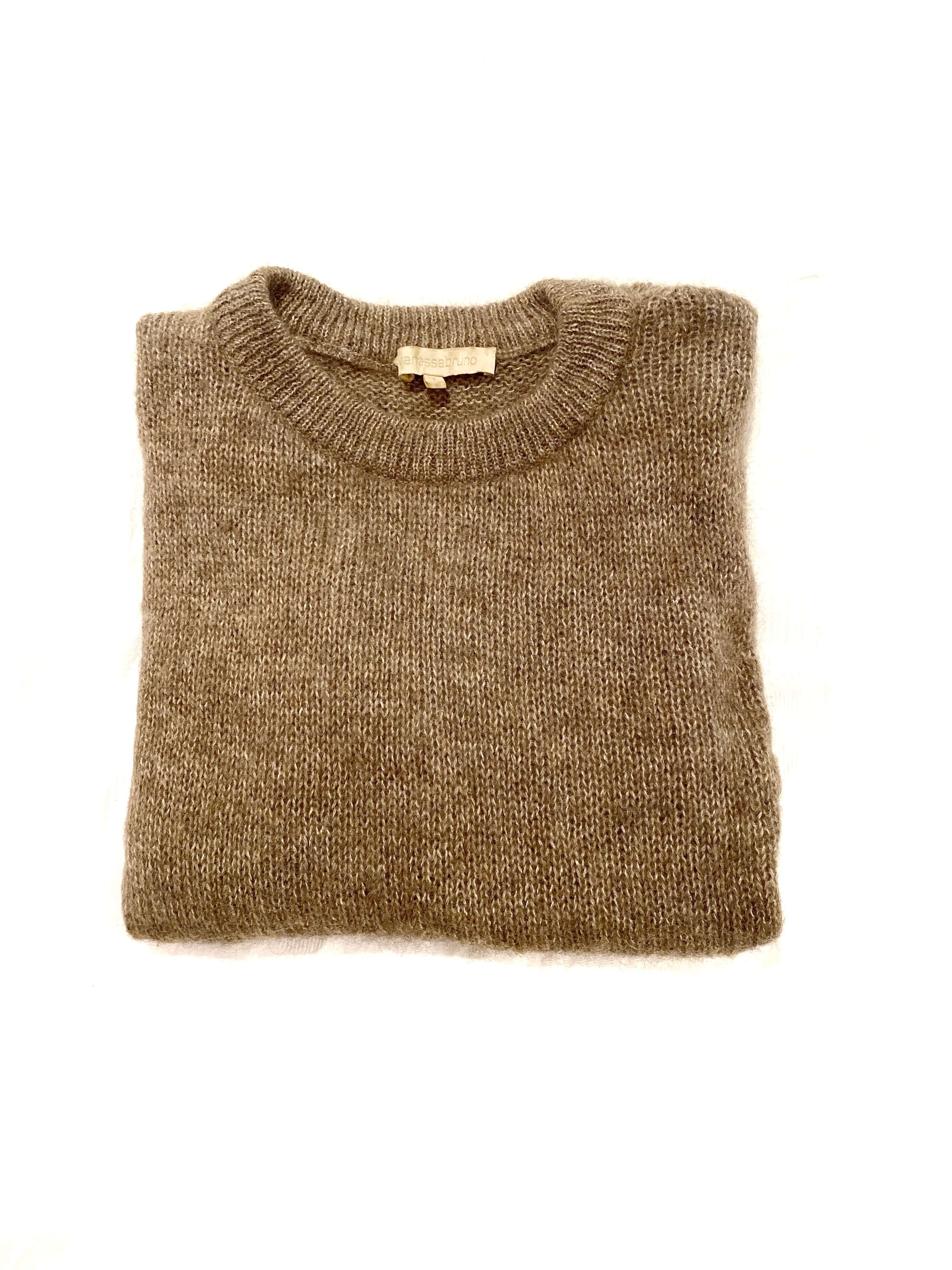 vanessa bruno sweater, mohair, beige colour, size 1